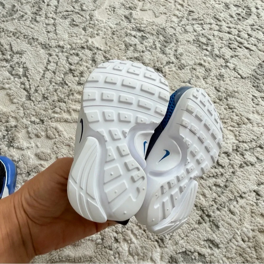 NIKE Presto Mesh Slip On Sneakers Blue Gray Size 3C Baby Unisex - Picture 5 of 6